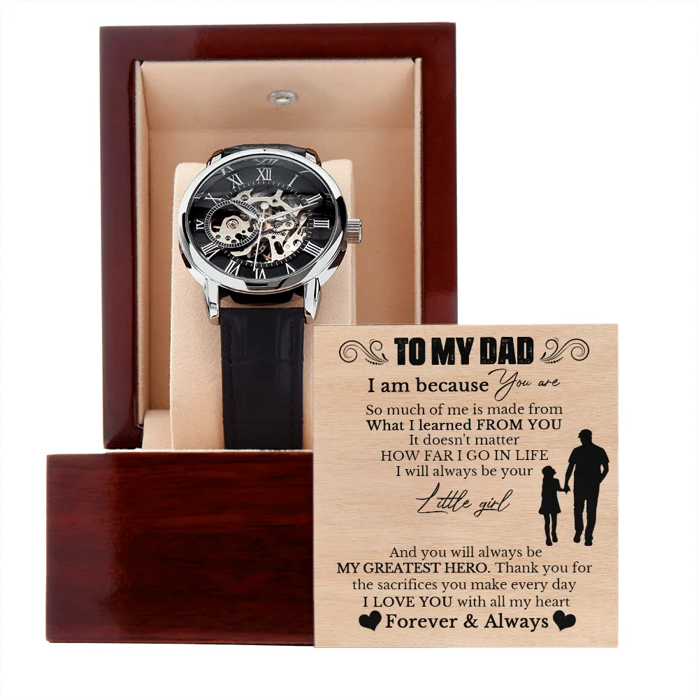 Dad Gift from Daughter, Dad Watch Gift from Daughter
