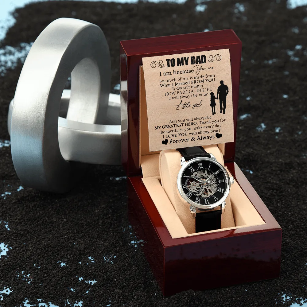 Dad Gift from Daughter, Dad Watch Gift from Daughter