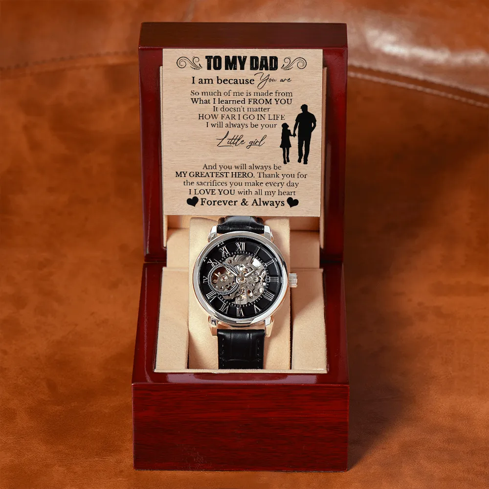 Dad Gift from Daughter, Dad Watch Gift from Daughter