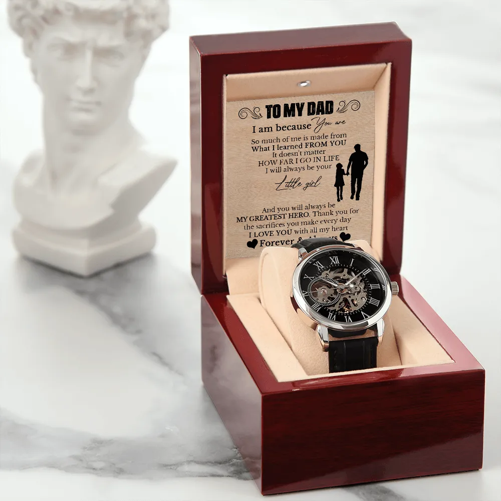 Dad Gift from Daughter, Dad Watch Gift from Daughter