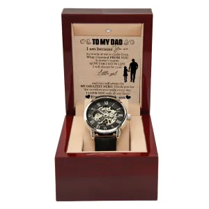 Dad Gift from Daughter, Dad Watch Gift from Daughter