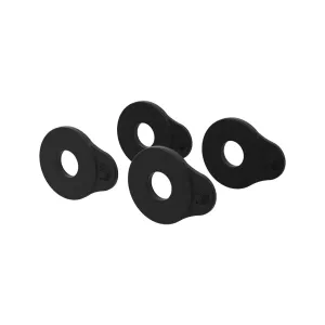 D'Addario PW-FLSB-04BK Black Flex Lock Strap Blocks, Set of 4, Black