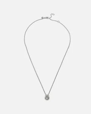 David Yurman Silver & Diamond Snowflake Necklace