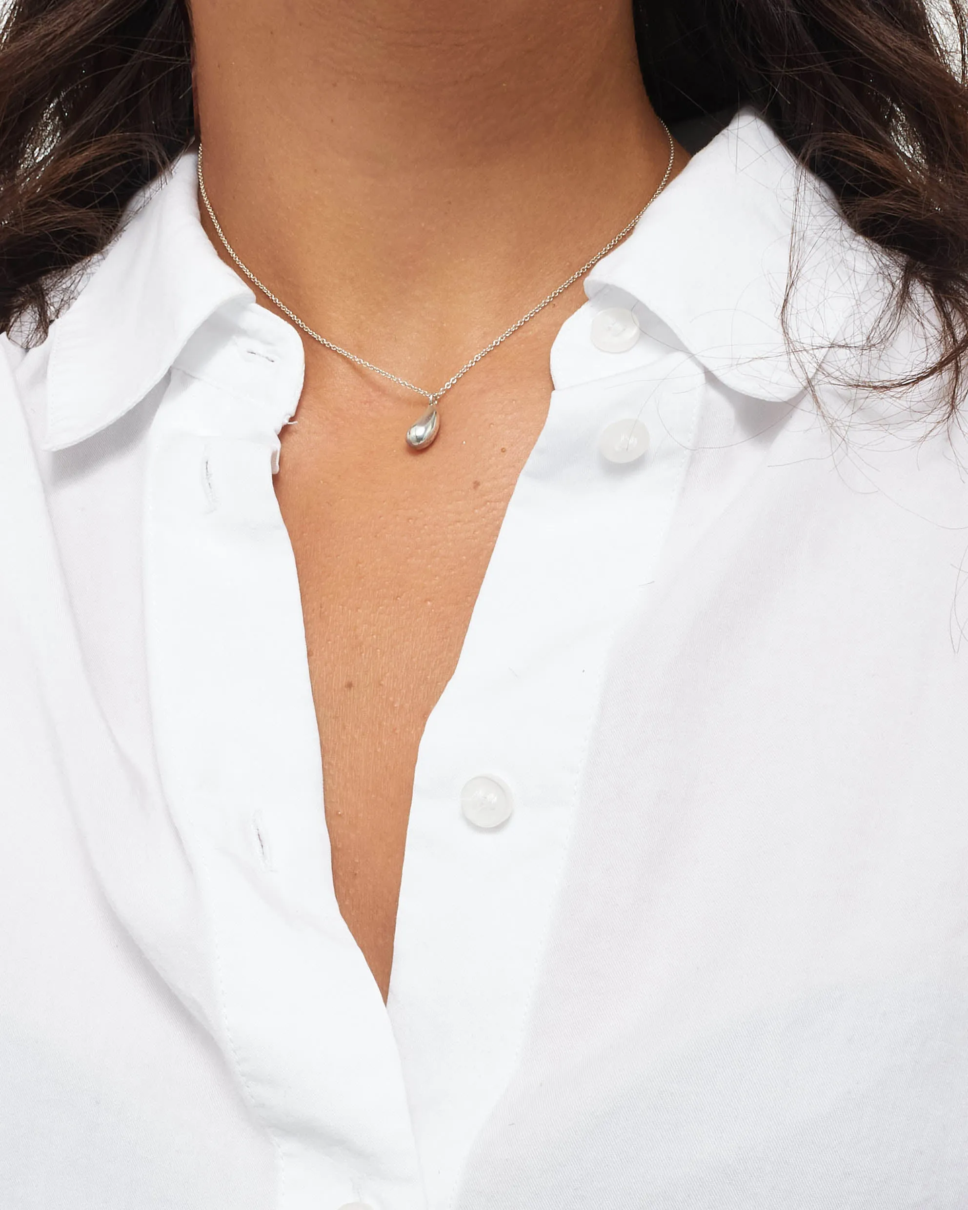 David Yurman Silver & Diamond Snowflake Necklace