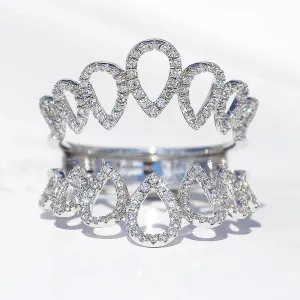 Diamond Enhancer Guard Wrap Insert Ring