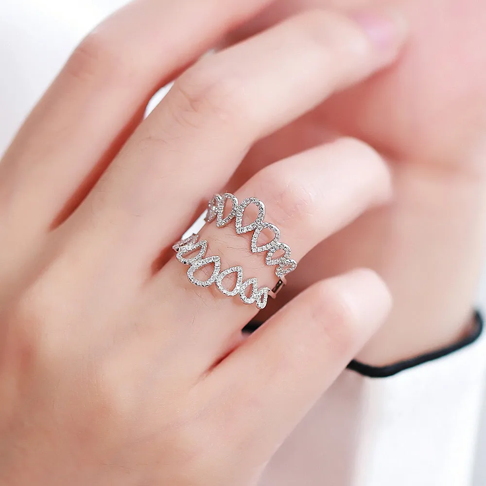 Diamond Enhancer Guard Wrap Insert Ring