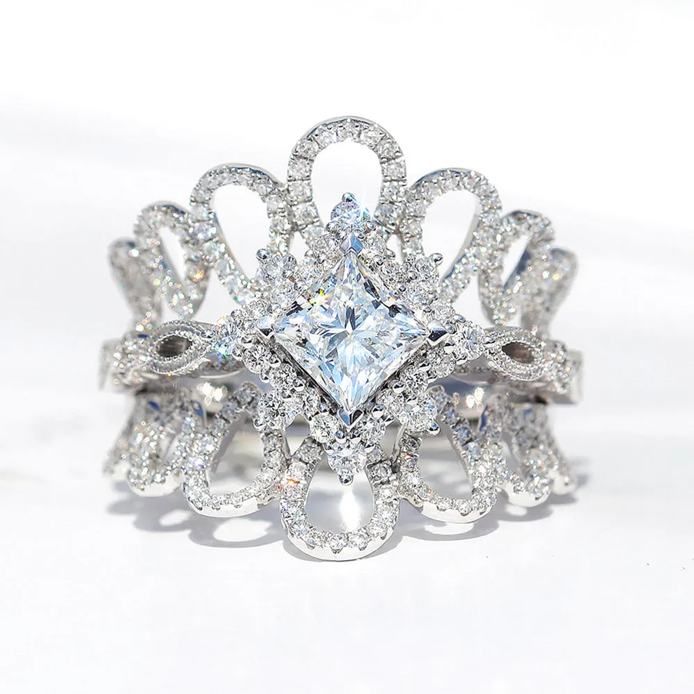 Diamond Enhancer Guard Wrap Insert Ring