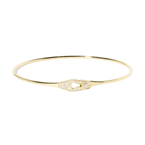 Dinh Van Serrure Bangle with Diamonds