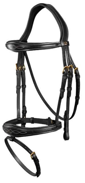 Dy'on Anatomic Flash Noseband Bridle DYABAB