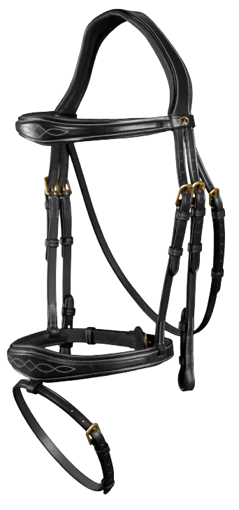 Dy'on Anatomic Flash Noseband Bridle DYABAB