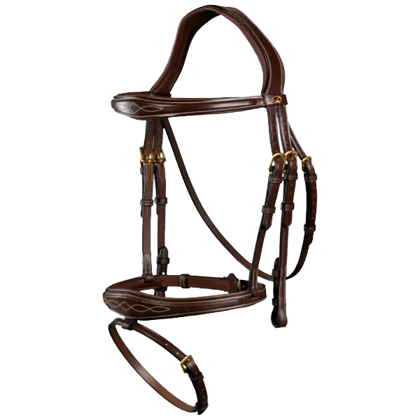 Dy'on Anatomic Flash Noseband Bridle DYABAB