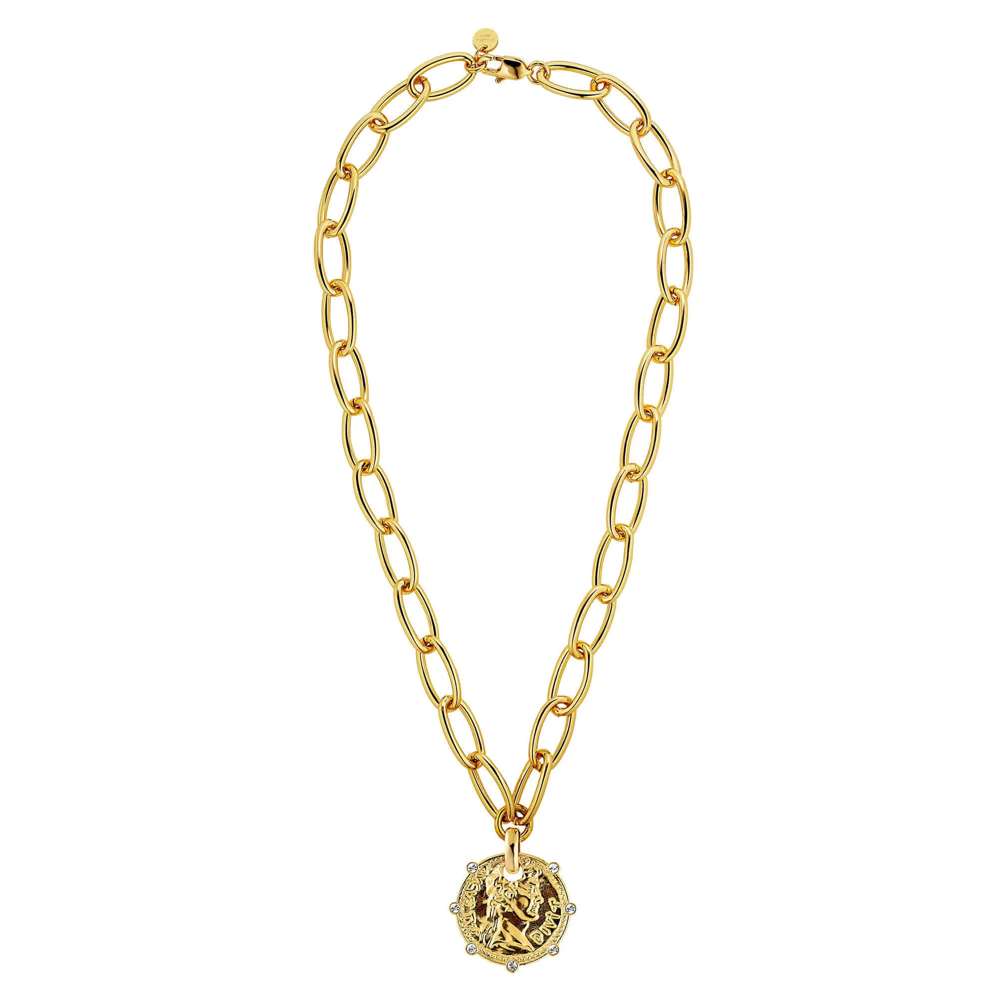 Dyrberg Kern Jenni Gold Oval Link Necklace