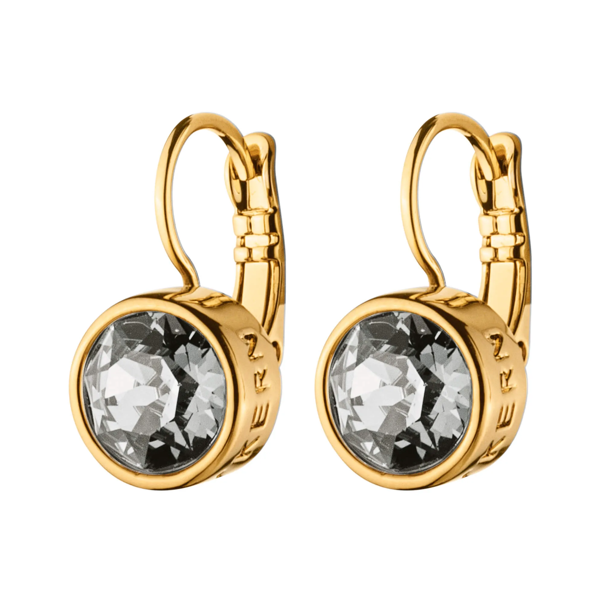 Dyrberg Kern Louise Gold Earrings - Grey