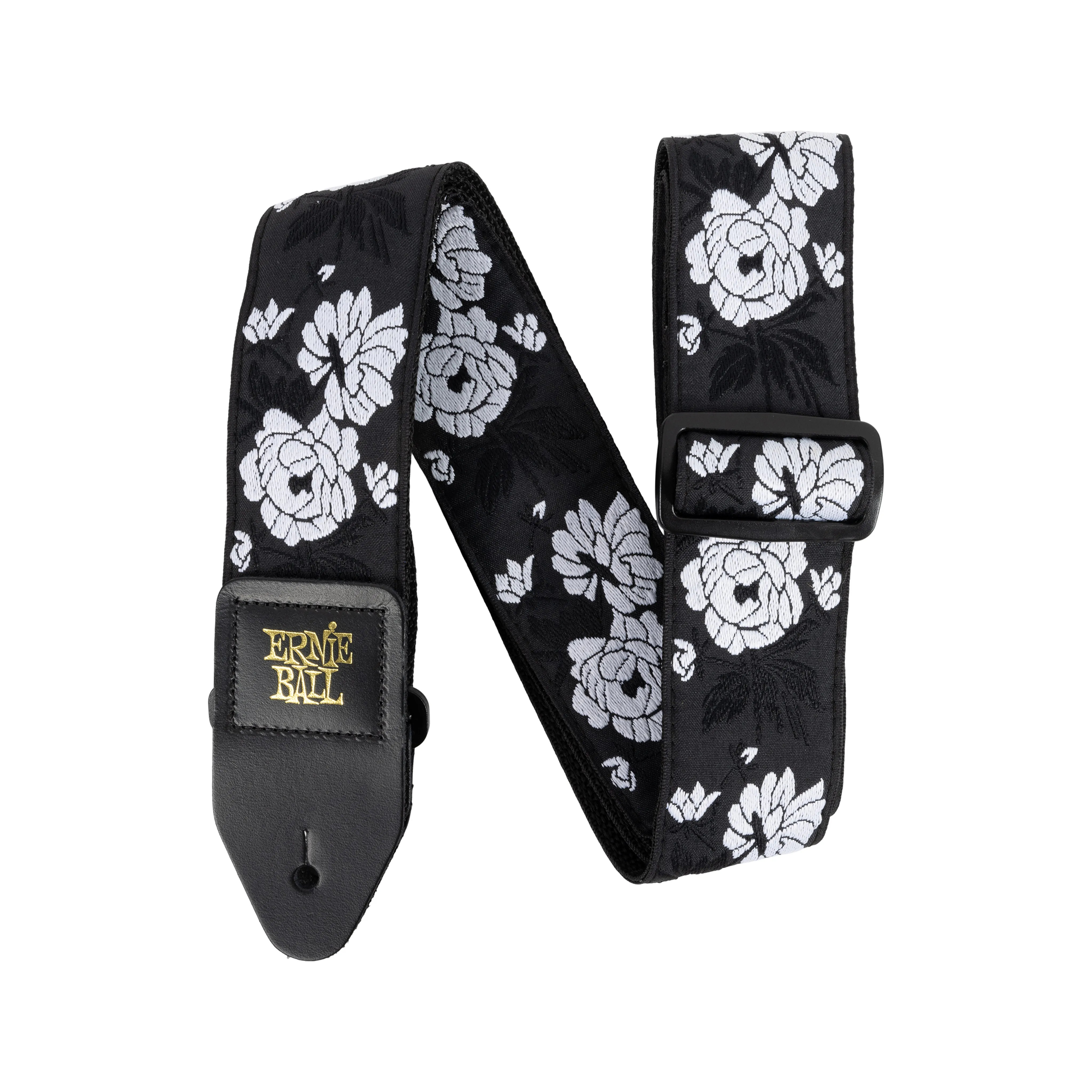 Ernie Ball Classic Jacquard Guitar Strap, Vanilla Rose