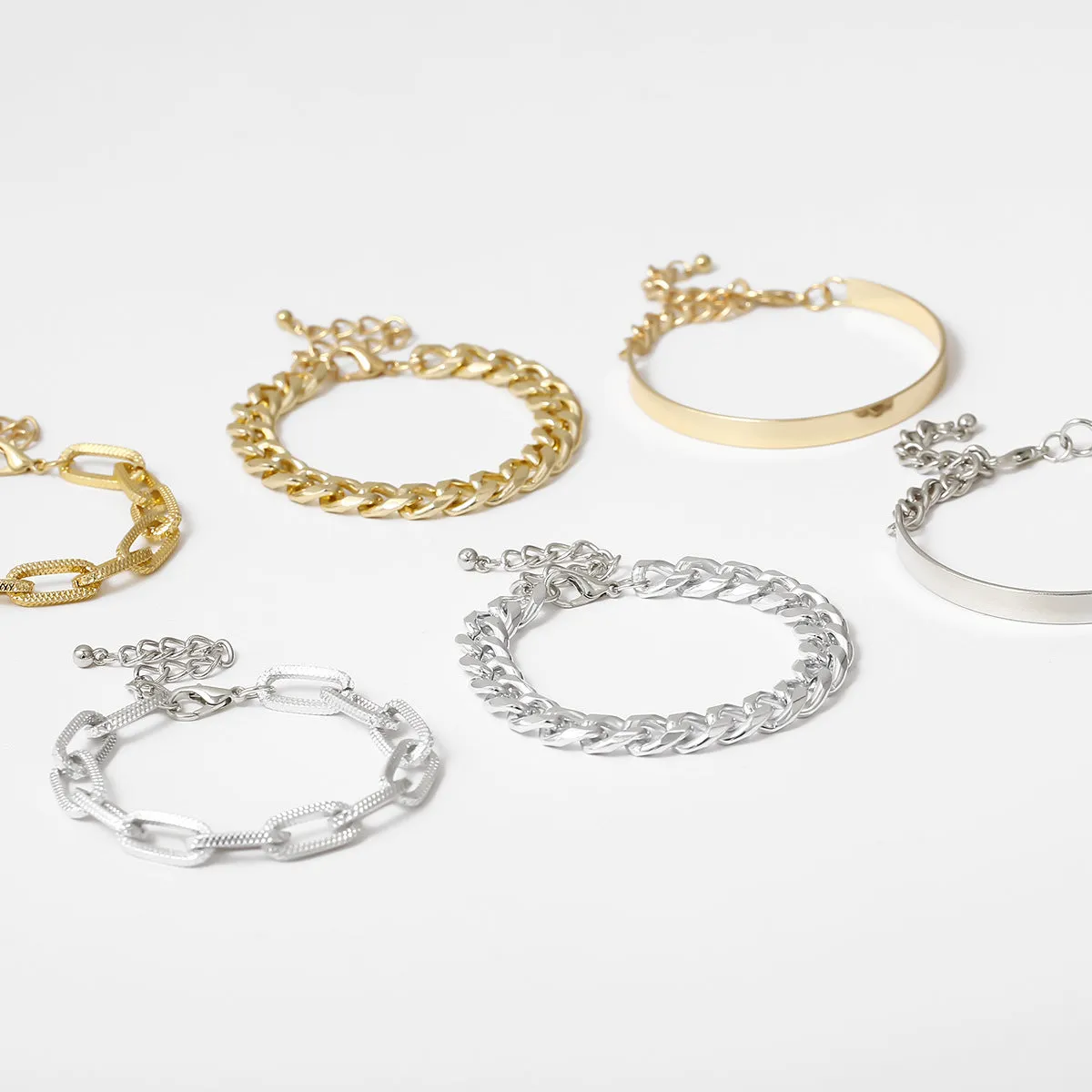 Fashion golden chain bracelet bracelet set