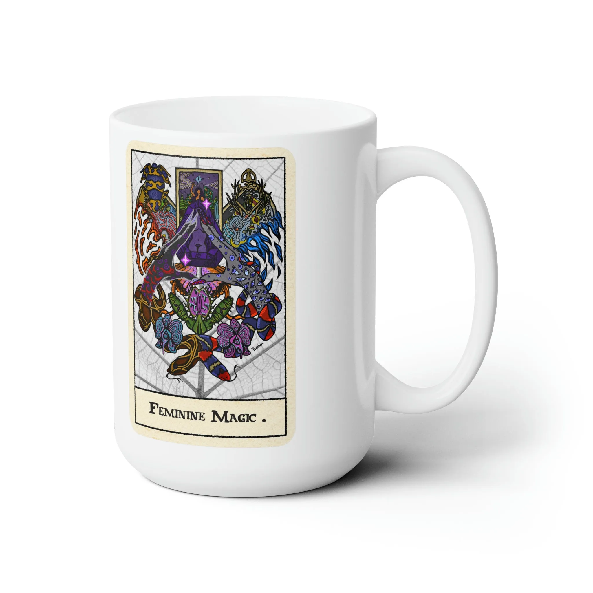 Feminine Magic Ceramic Mug 15oz