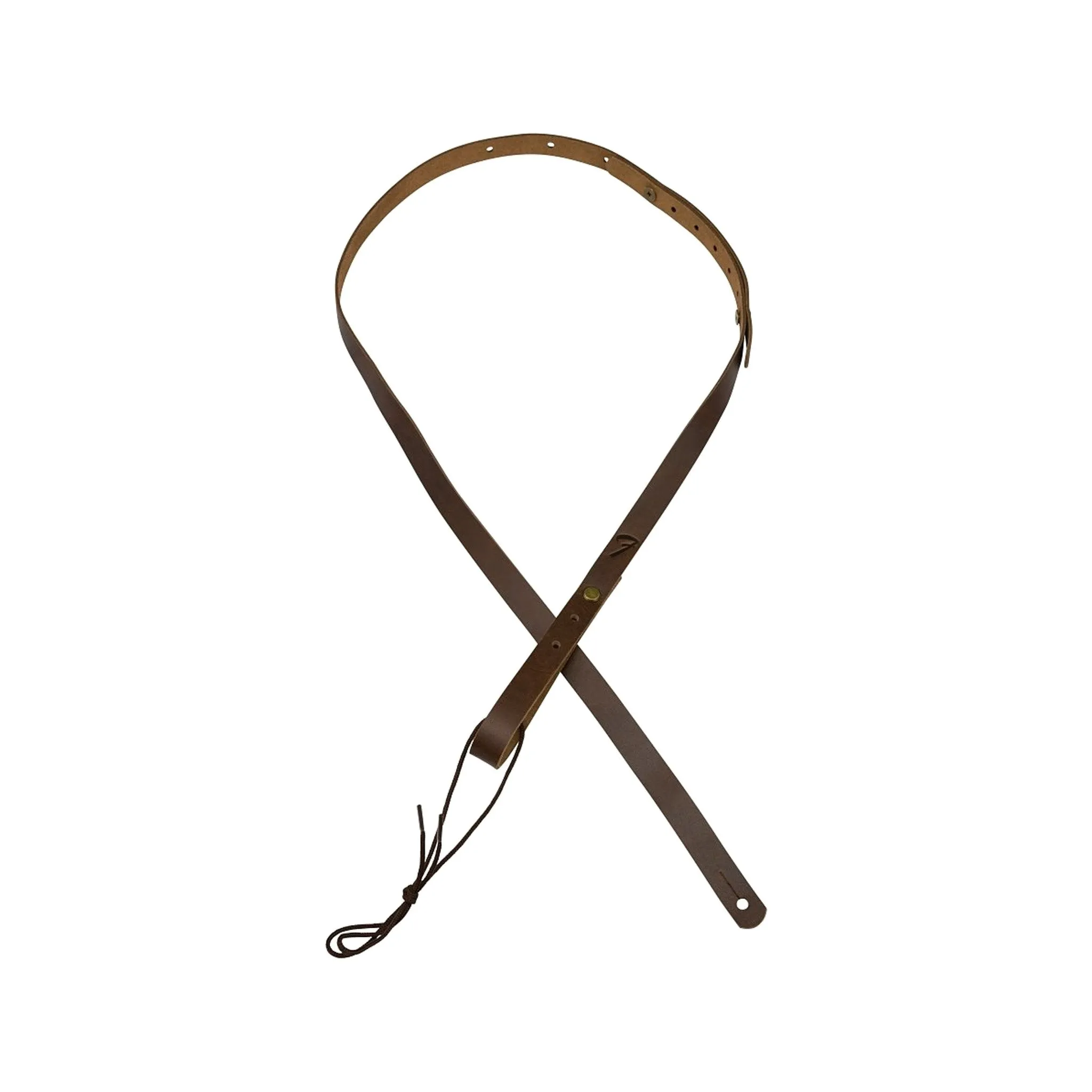 Fender Paramount Mandolin Leather Guitar Strap, Brown