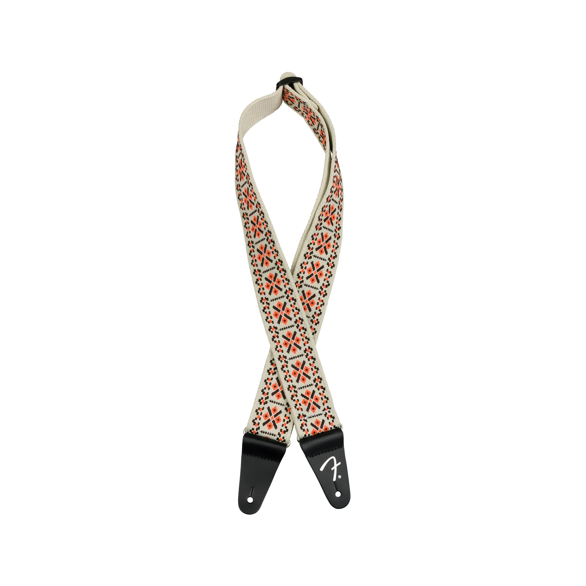 Fender Pasadena Woven Guitar Strap, Lattice Orange