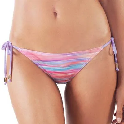 FINAL SALE Print String Bikini Bottom