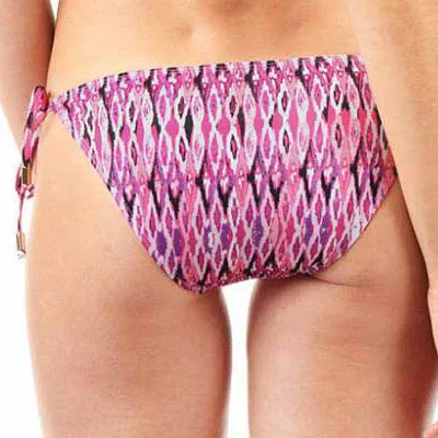 FINAL SALE Print String Bikini Bottom