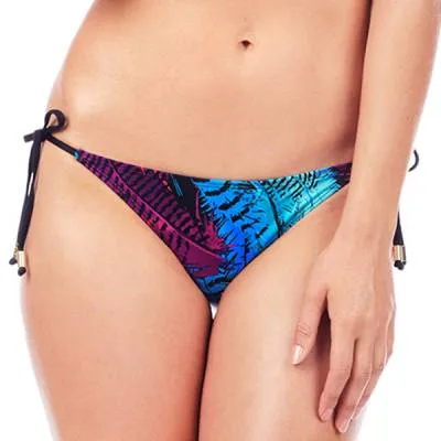 FINAL SALE Print String Bikini Bottom