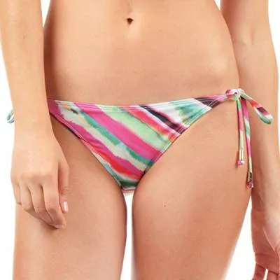 FINAL SALE Print String Bikini Bottom