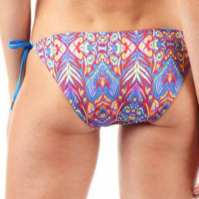 FINAL SALE Print String Bikini Bottom