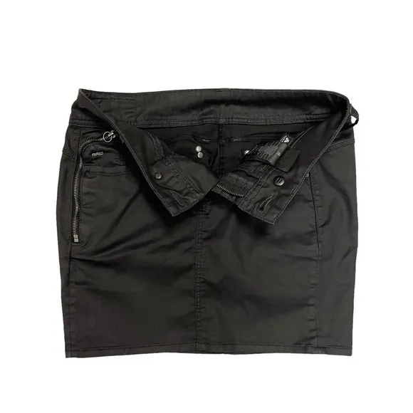 G-Star Raw mini skirt size 27 black fitted 2000 era