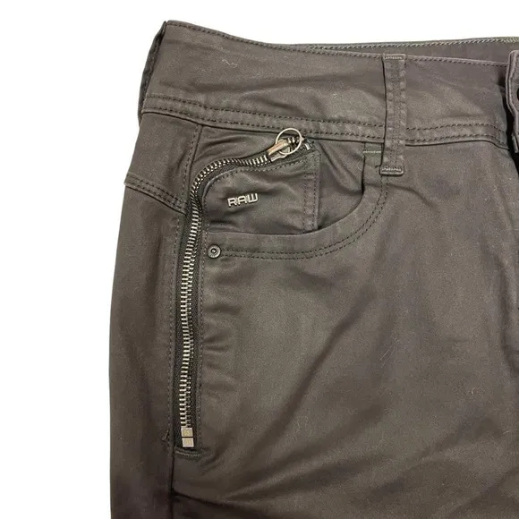 G-Star Raw mini skirt size 27 black fitted 2000 era