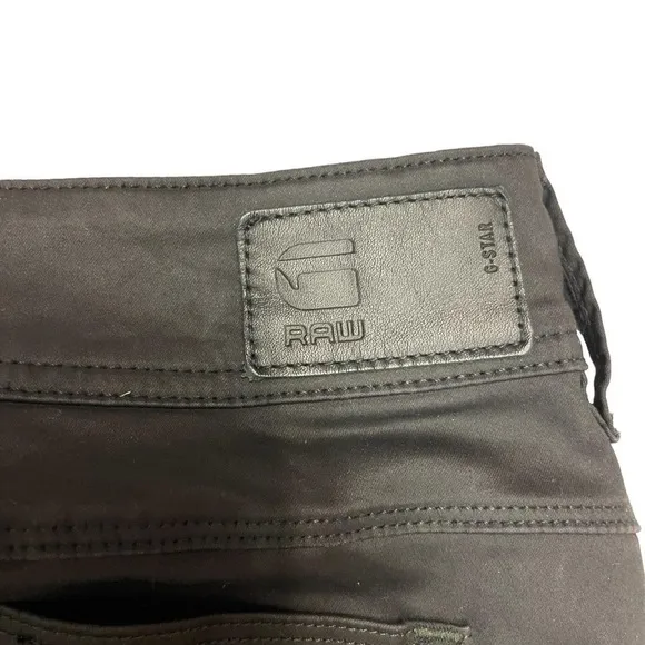 G-Star Raw mini skirt size 27 black fitted 2000 era