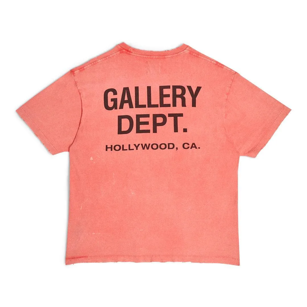 Gallery Dept. Vintage Pocket Tee Sun Wash Red
