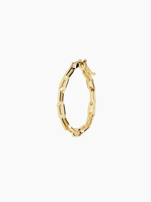 Gemma 18 Hoop - Gold