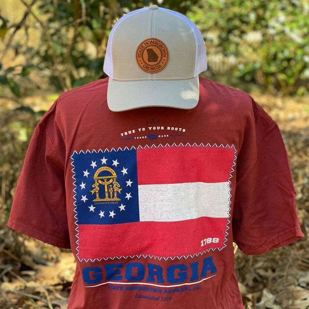 Georgia Flag Pocket Tee