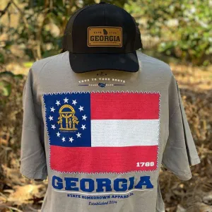 Georgia Flag Pocket Tee