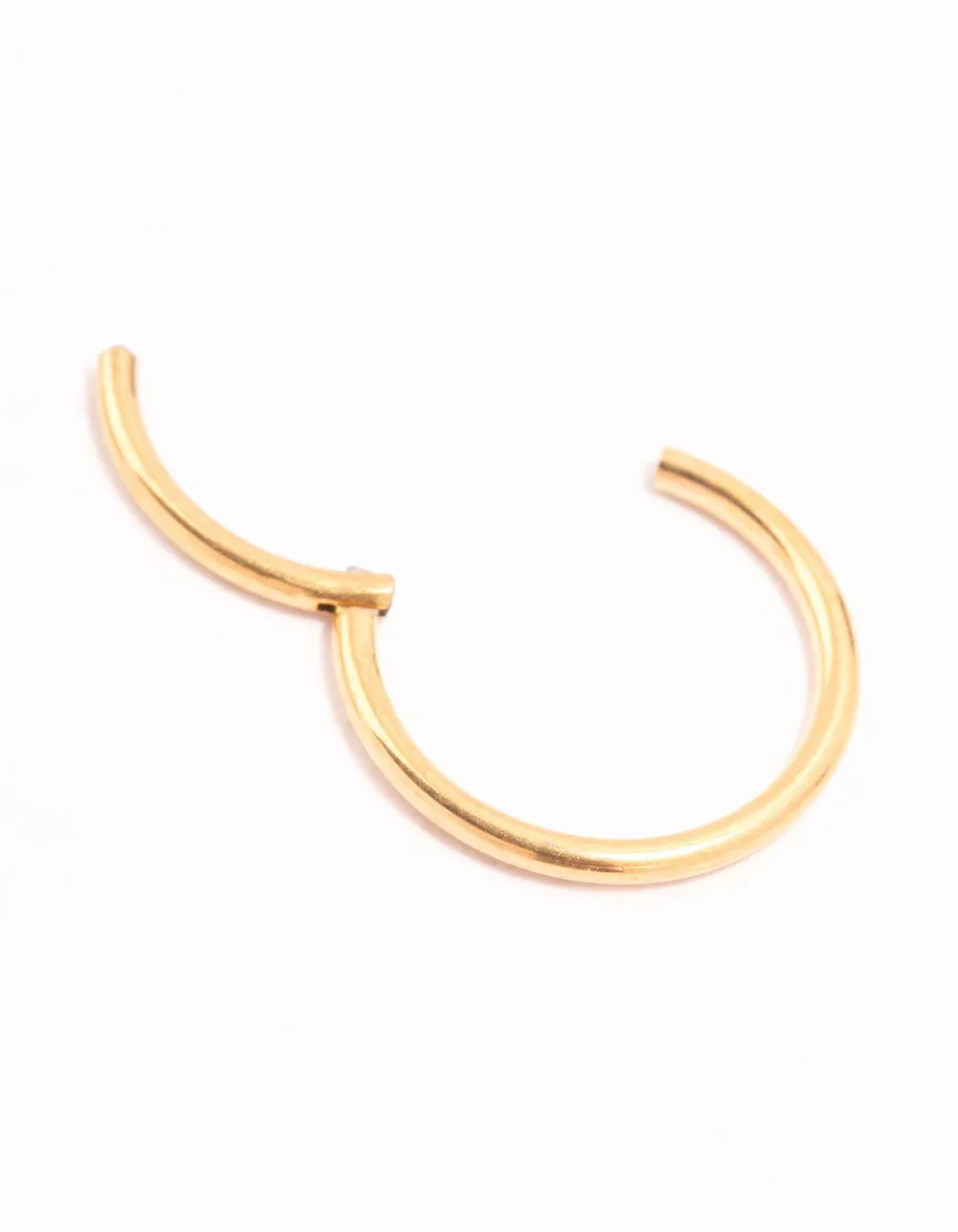 Gold Plated Titanium Clicker Ring