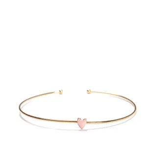 Grant Rose Poudre Heart Bangle