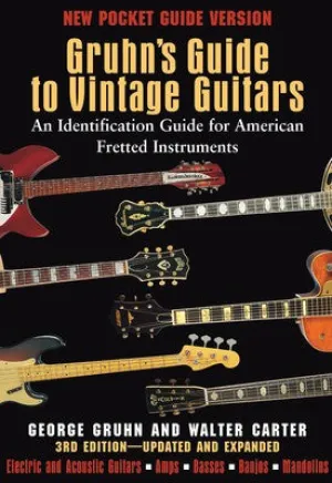 GRUHNS GUIDE TO VINTAGE GUITARS POCKET ED SOFT (O/P)