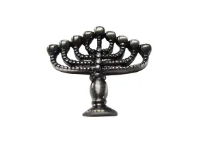 Gunmetal Toned Menorah Magnet
