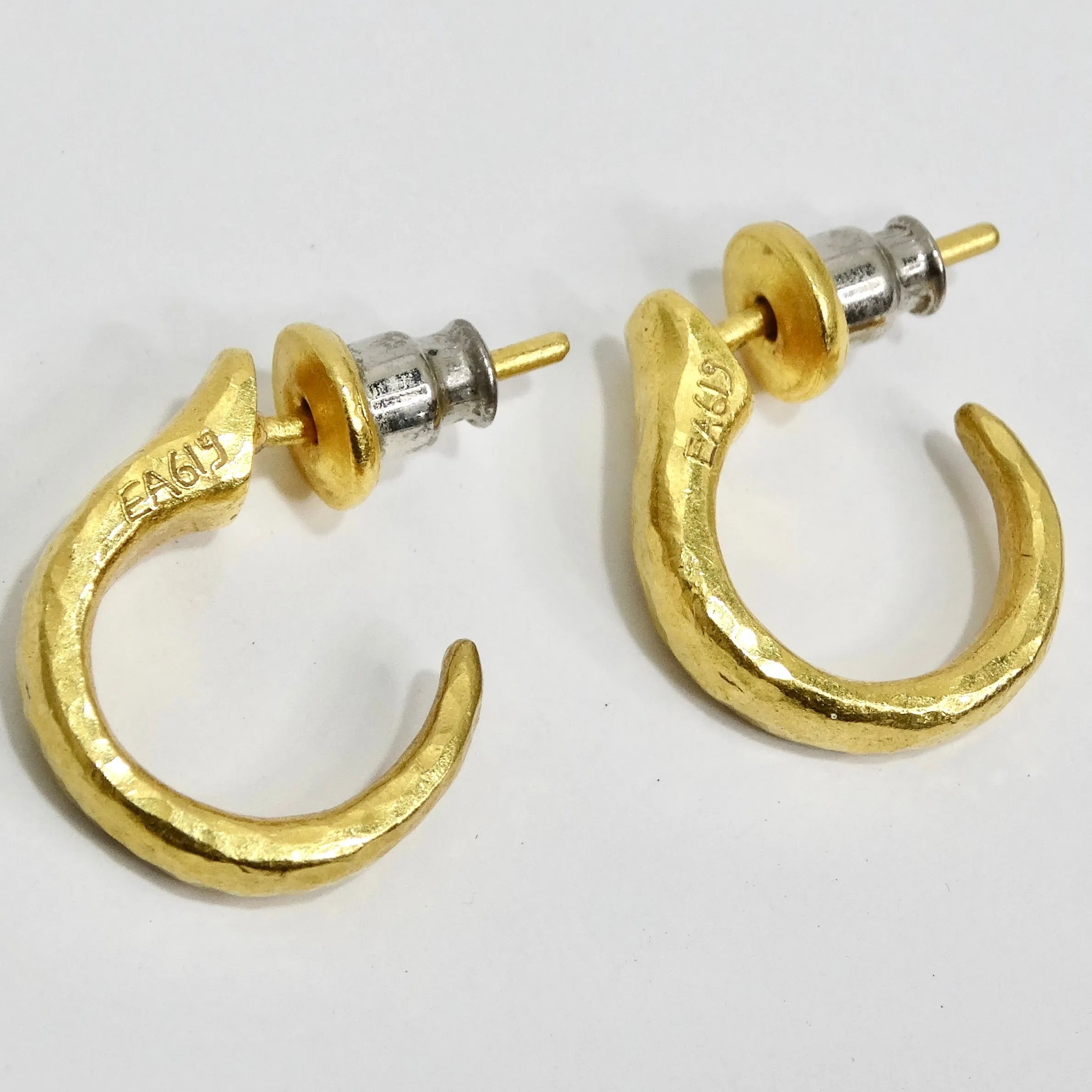 Gurhan 24k Gold Thor Hoop Earrings