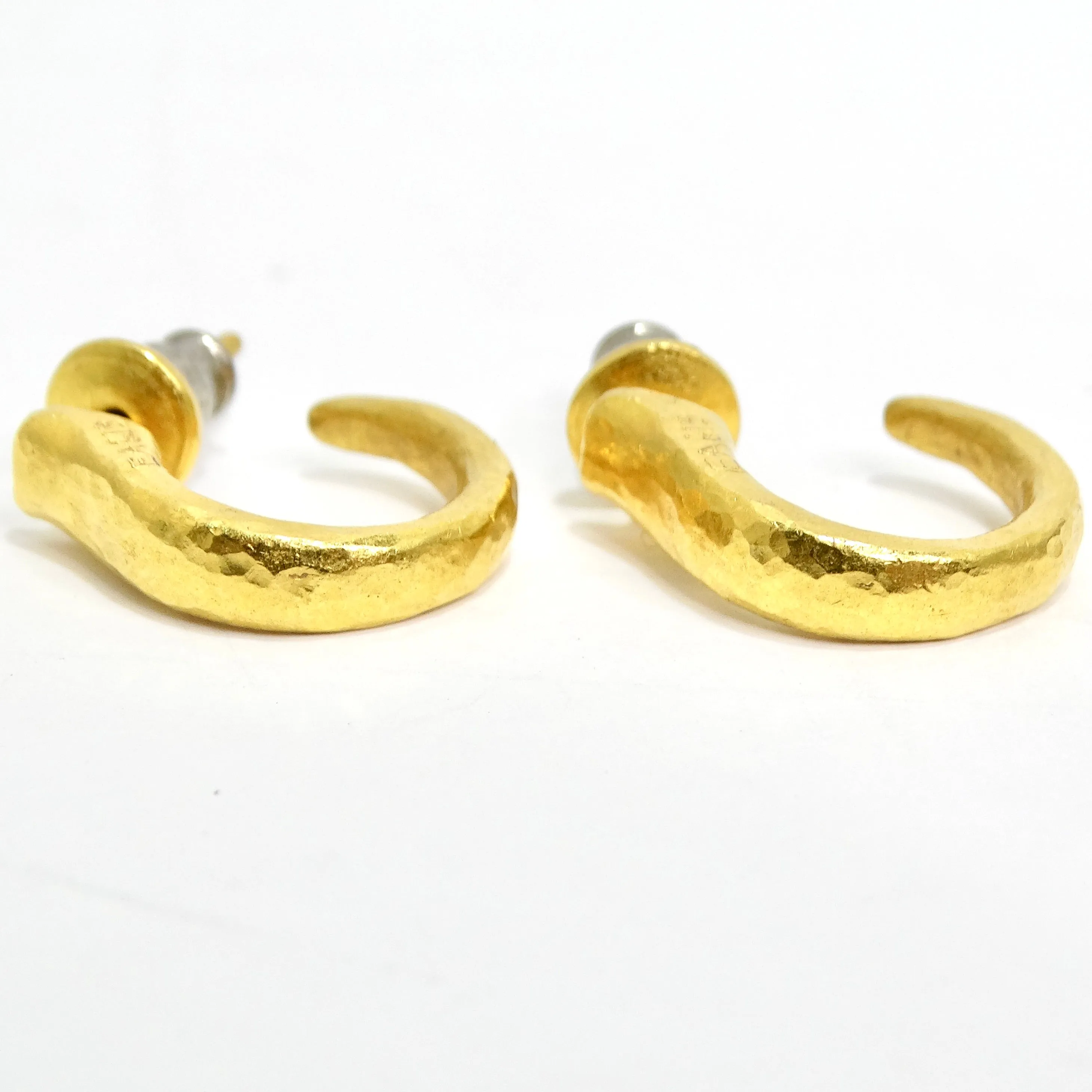 Gurhan 24k Gold Thor Hoop Earrings