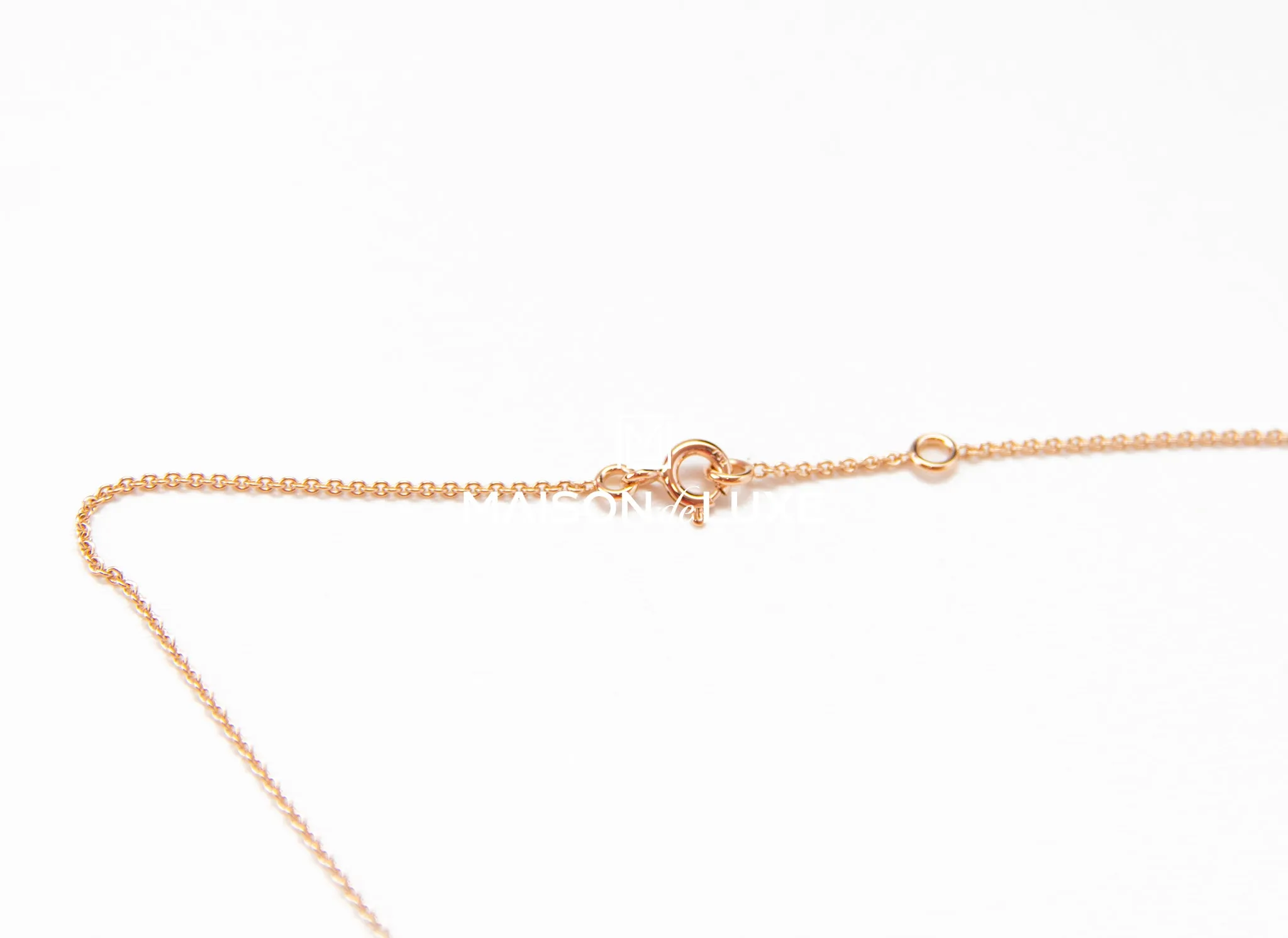 Hermes Rose Gold Farandole Pendant Necklace