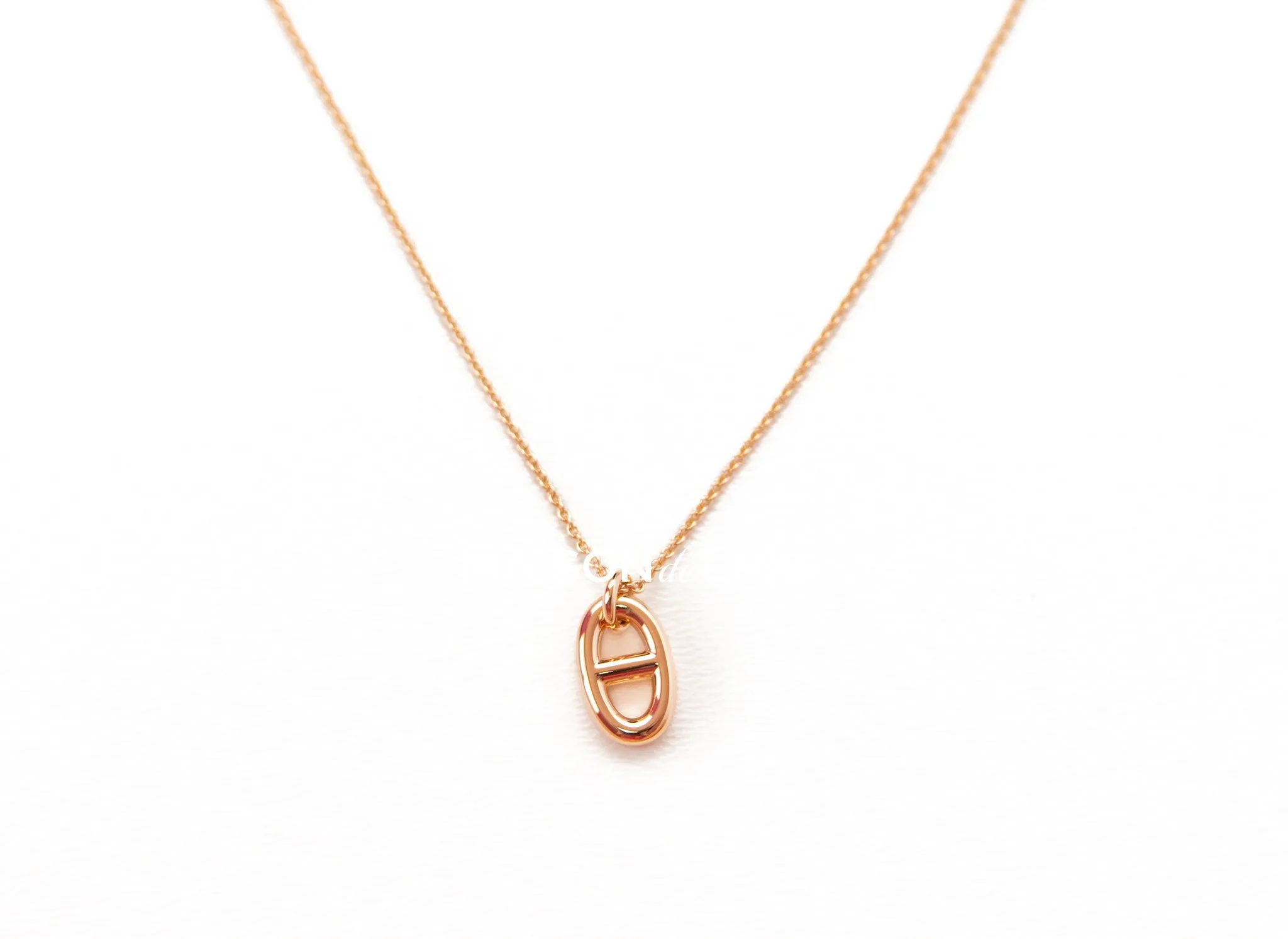 Hermes Rose Gold Farandole Pendant Necklace