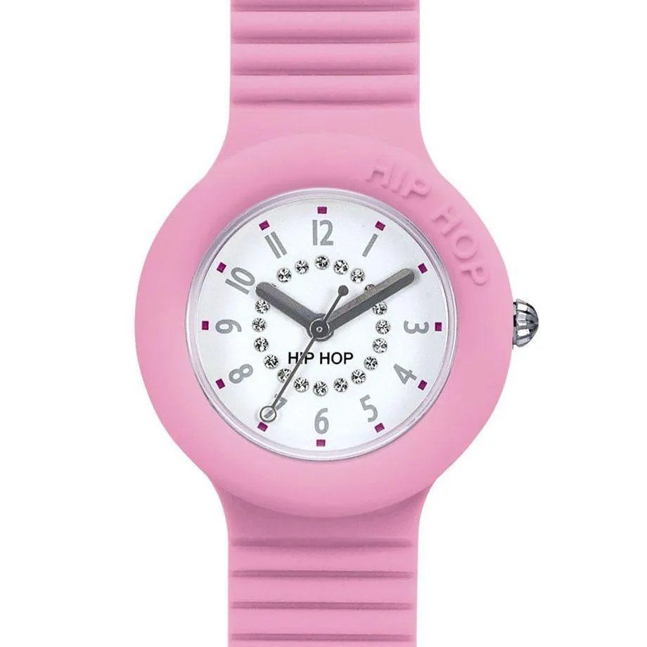 Hip Hop Rose Quarts Numbers Collection 32mm Hwu0638 watch watch