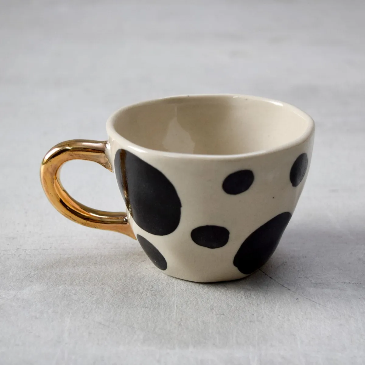 Home Artisan Monique Spotted Handmade Ceramic Cup - Set of 2