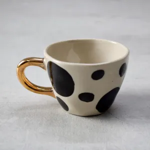 Home Artisan Monique Spotted Handmade Ceramic Cup - Set of 2