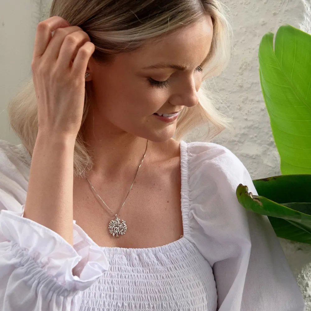 Hot Diamonds Passionate Sterling Silver & Diamond Pendant Necklace