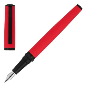 HUGO BOSS HSC0742P-Fountain pen Gear Matrix Red
