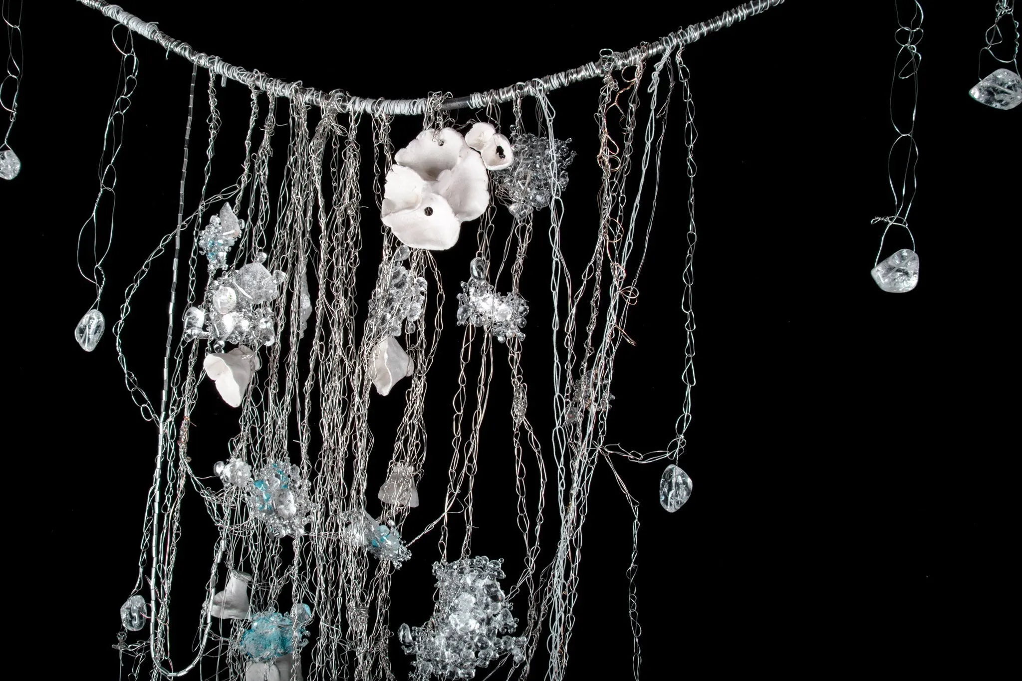 Installed Vitro Cataracta (Glass Waterfall) Tapestry