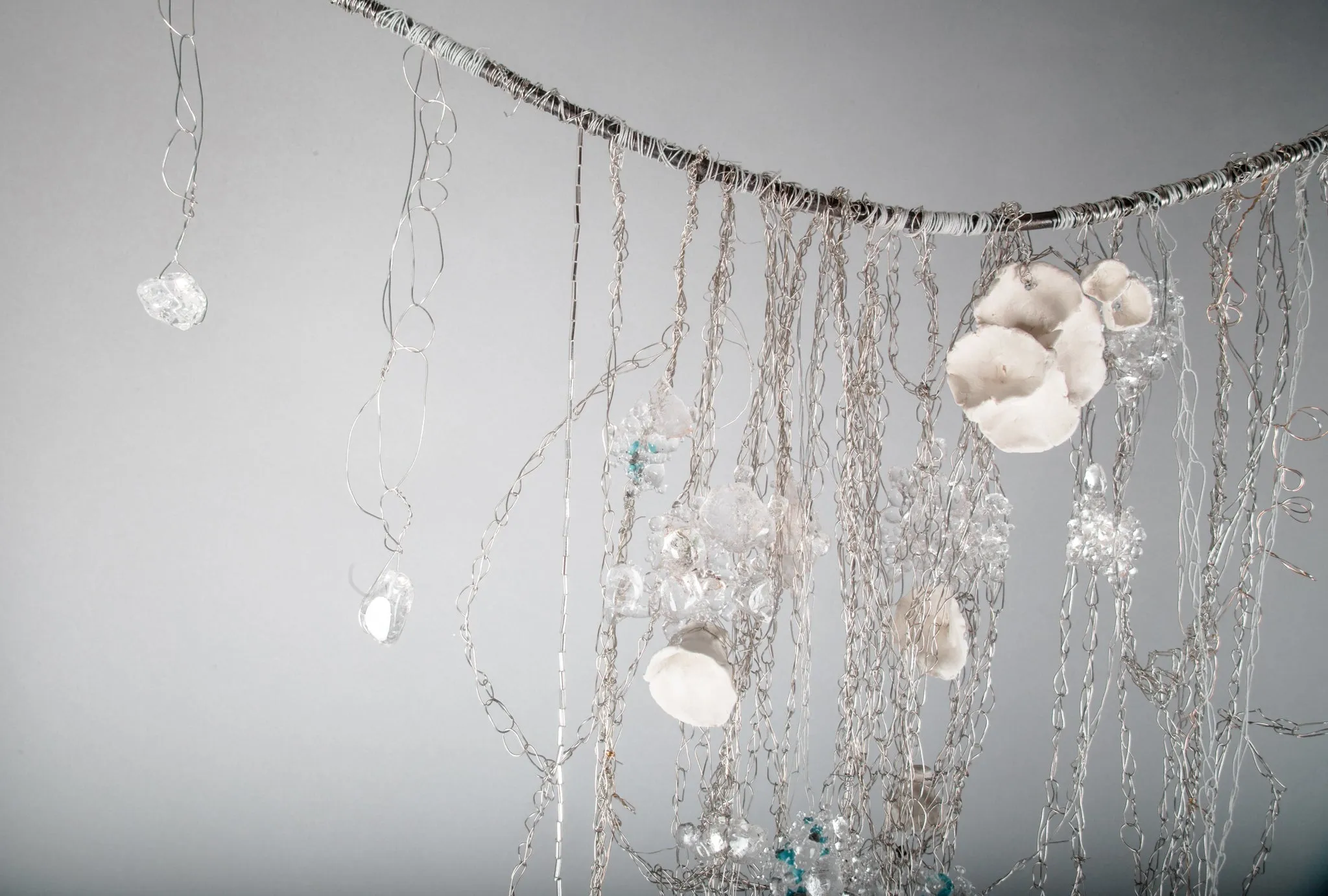 Installed Vitro Cataracta (Glass Waterfall) Tapestry