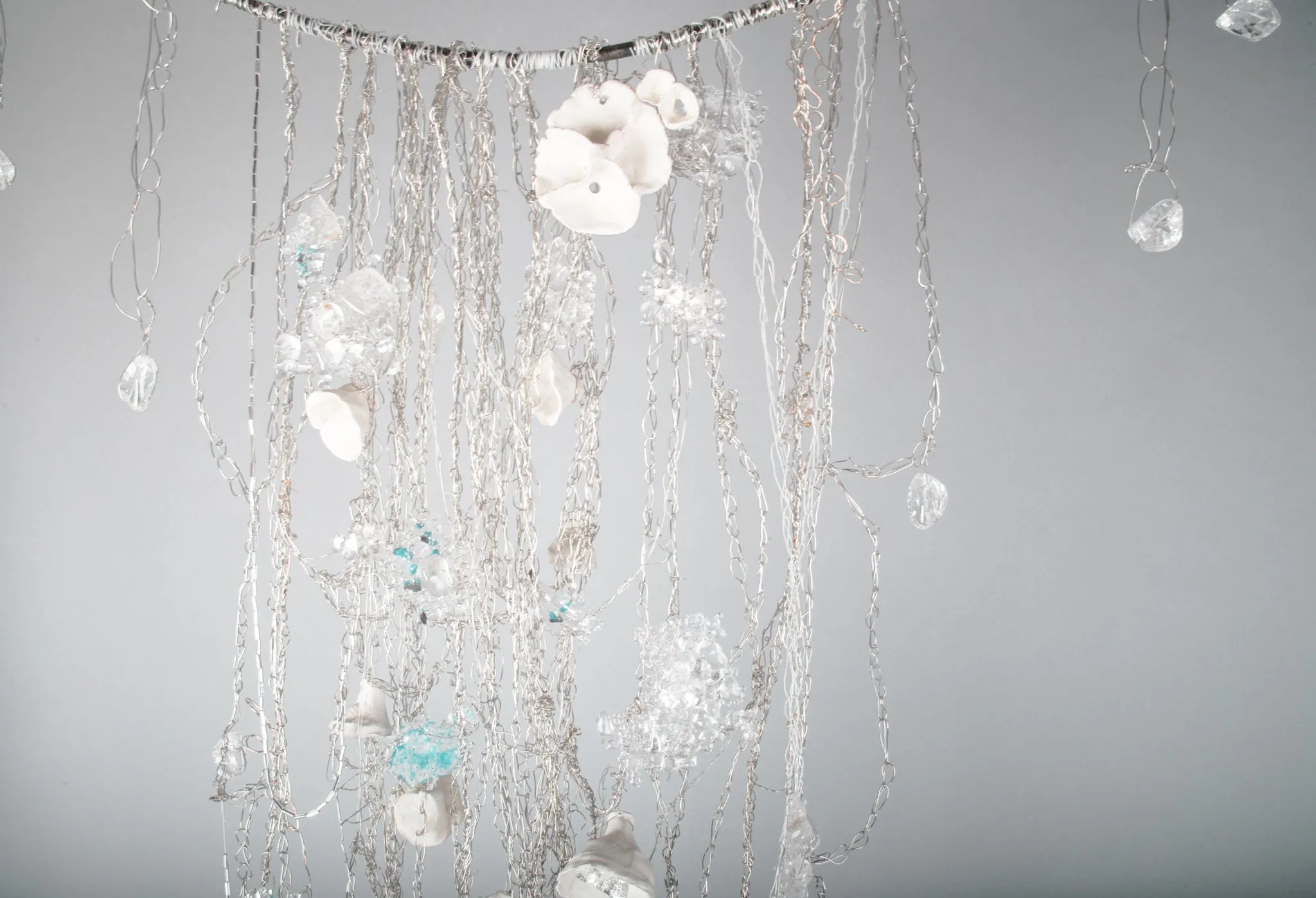 Installed Vitro Cataracta (Glass Waterfall) Tapestry